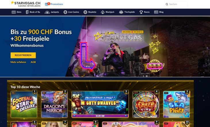 Bewertung von StarVegas